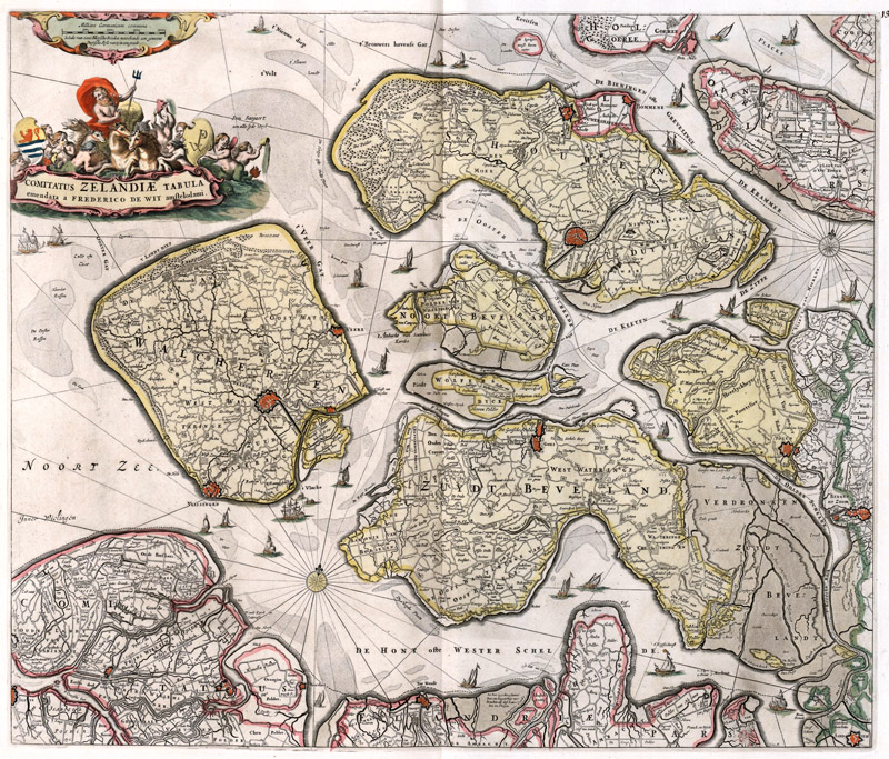 Zeeland 1680 Frederik de Wit